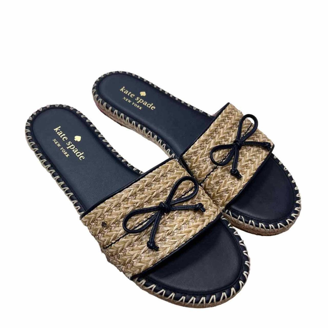 Kate spade navy flip on sale flops