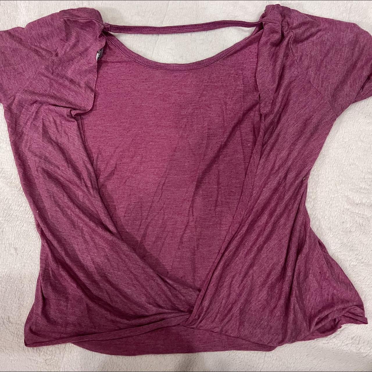 Delia's Women's Purple and Pink Shirt | Depop