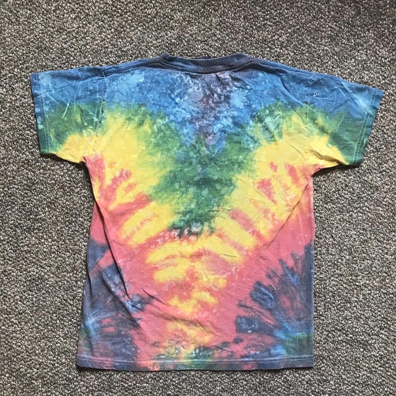 Louis Vuitton plain Rainbow Tie Dye T-shirt size L - Depop