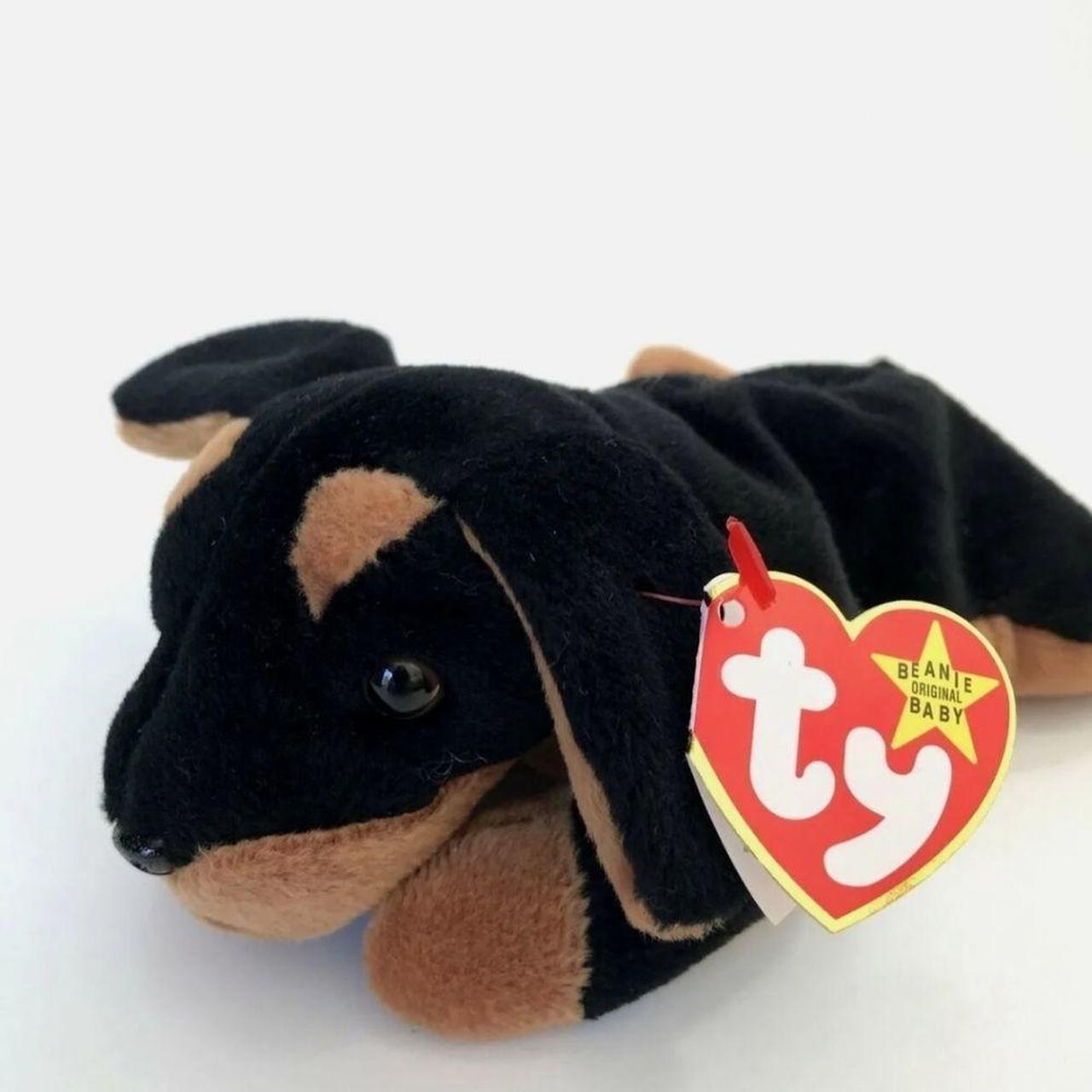 Ty Beanie Baby Doby dog Doberman Pinscher, #4110 ,... - Depop