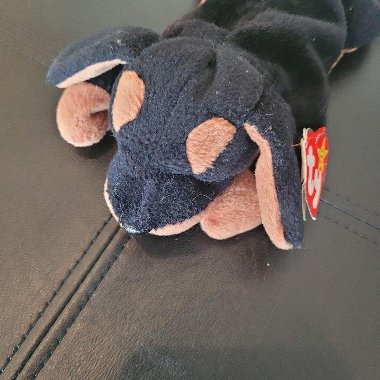 Ty Beanie Baby Doby dog Doberman Pinscher, #4110 ,... - Depop