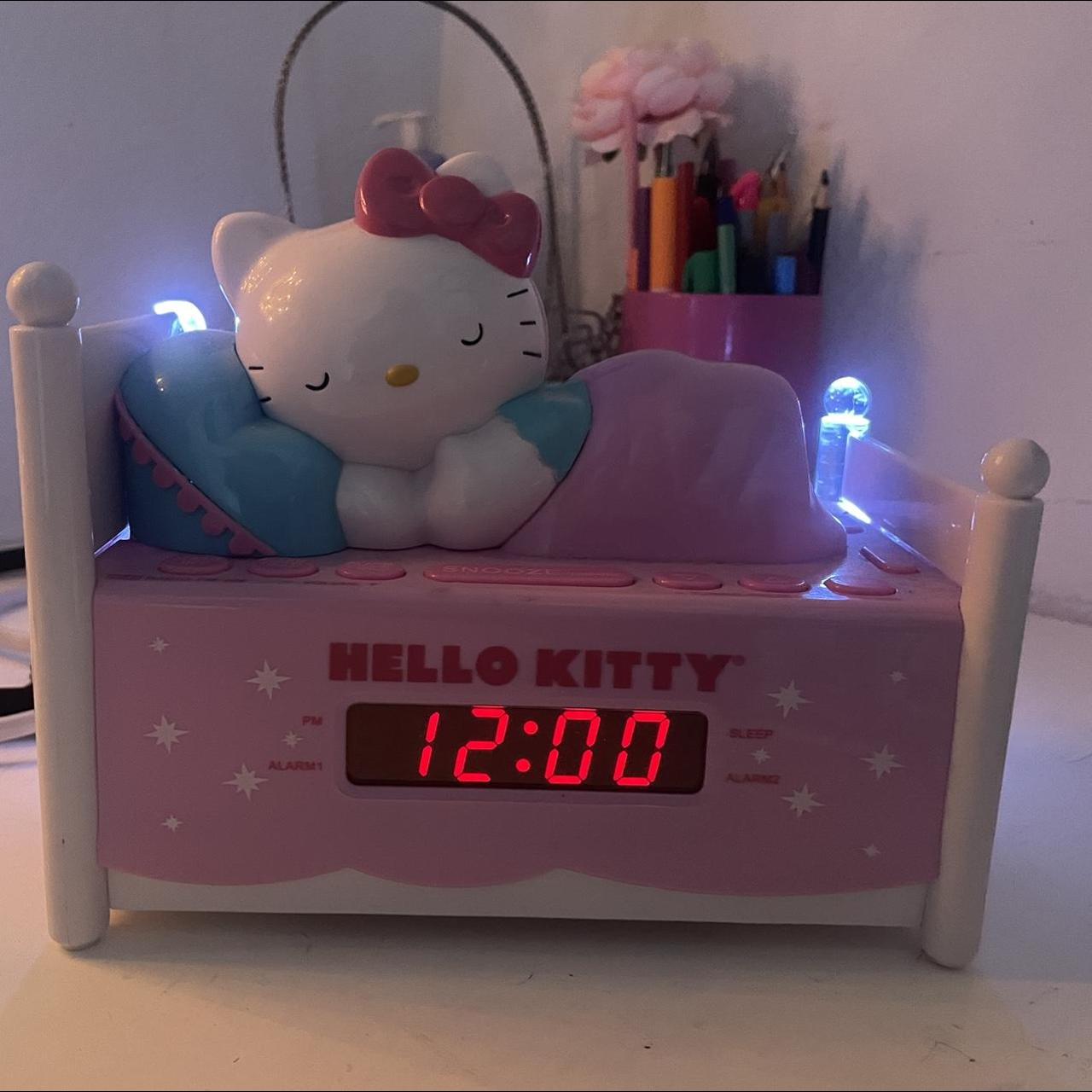 Hello Kitty Clock Like New. Pre-loved. Slight - Depop
