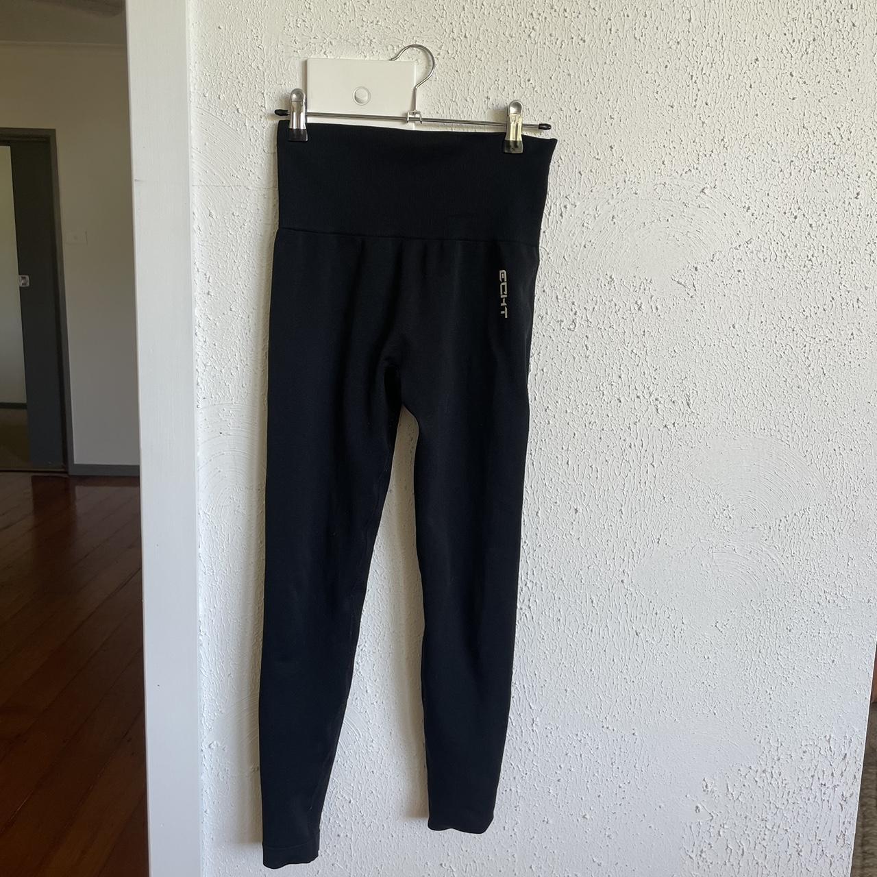 Full length black ECHT seamless leggings Depop