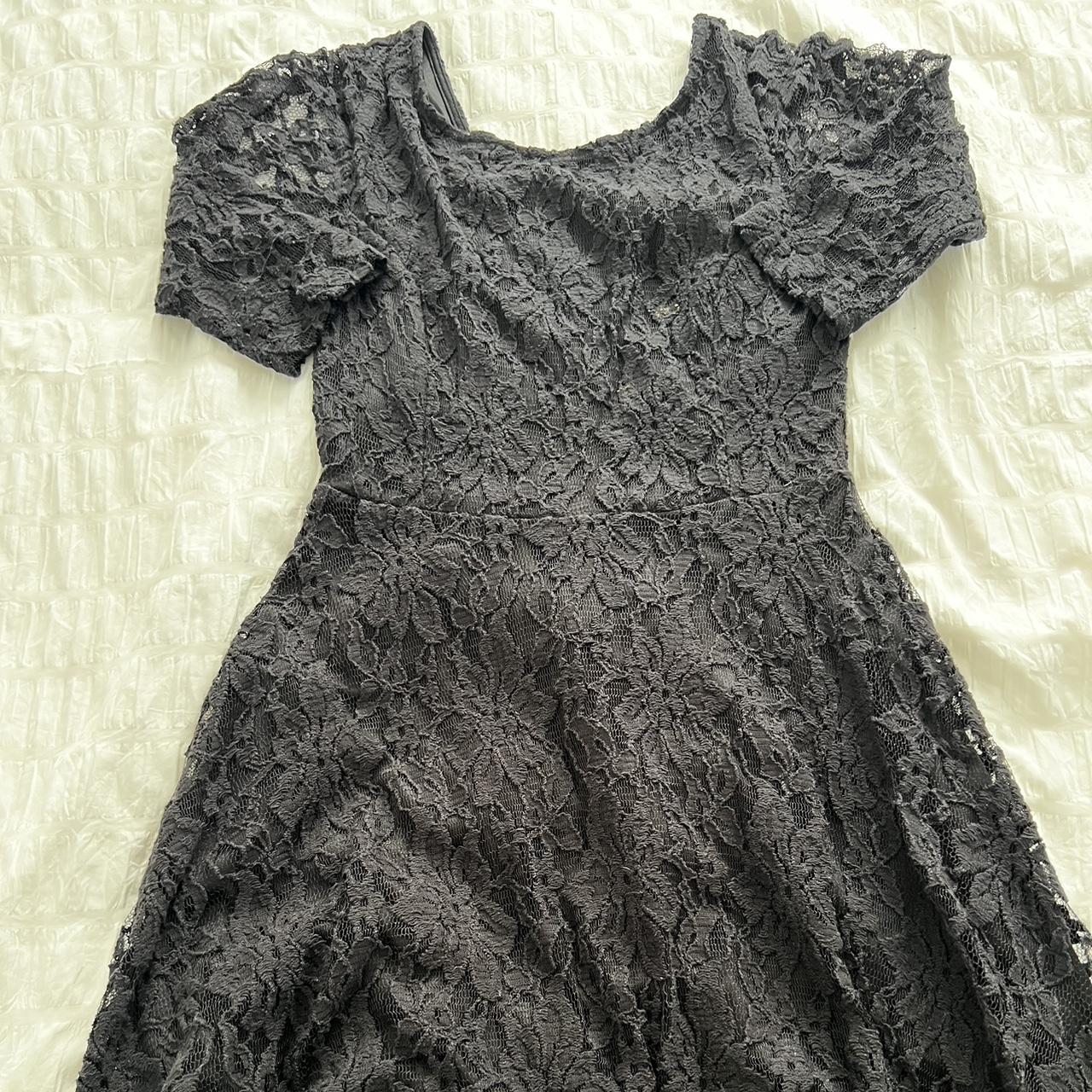 LUSH Clothing Women's Black Dress | Depop