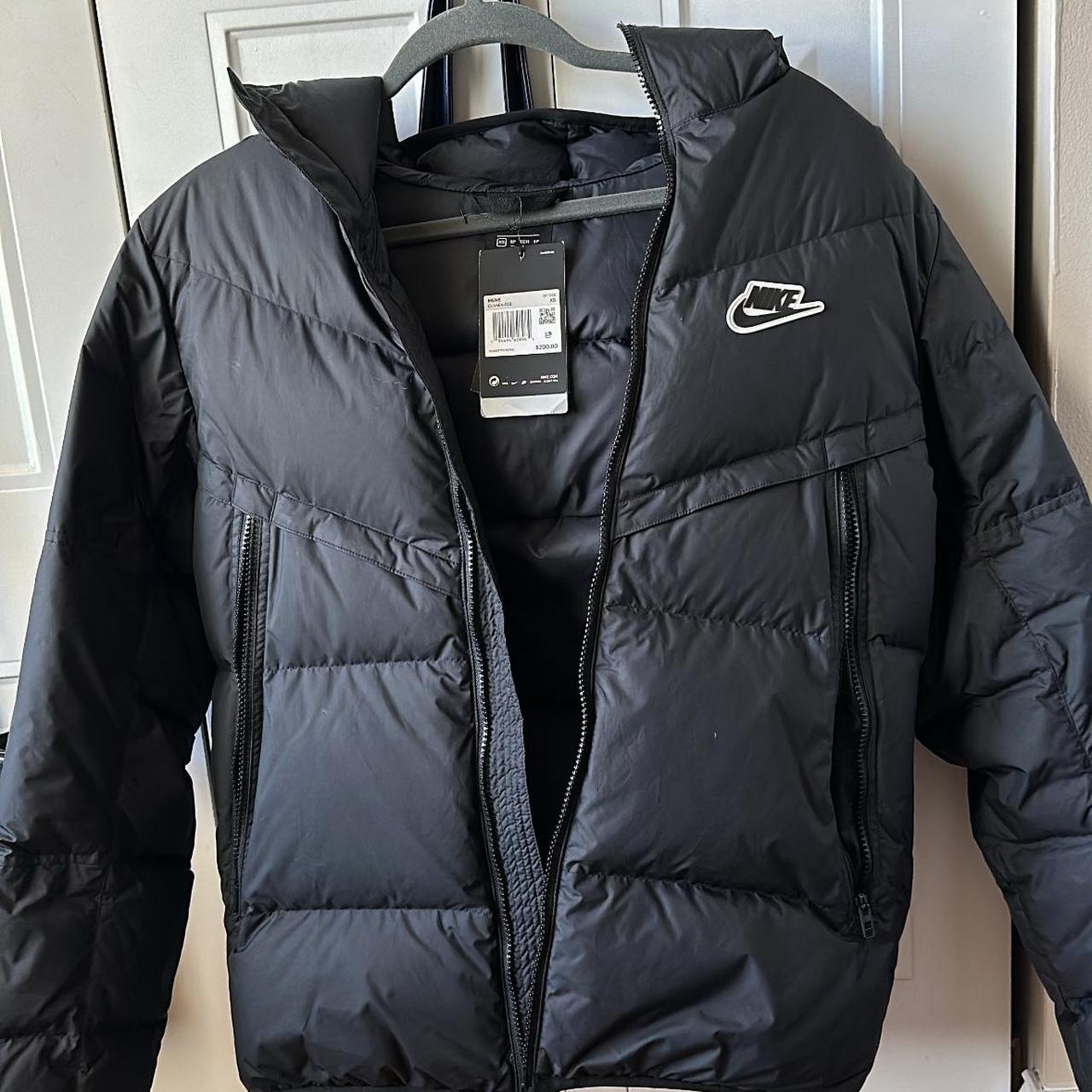 mens black nike puffer coat