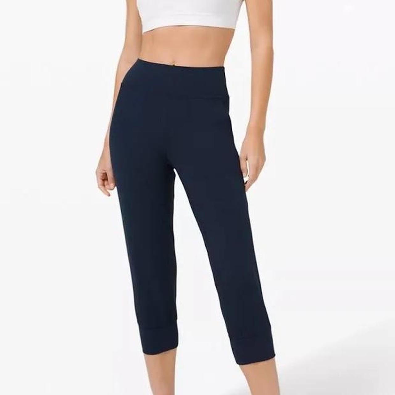 Lululemon Align High-Rise Cropped Jogger w/ Pockets Navy Blue Size