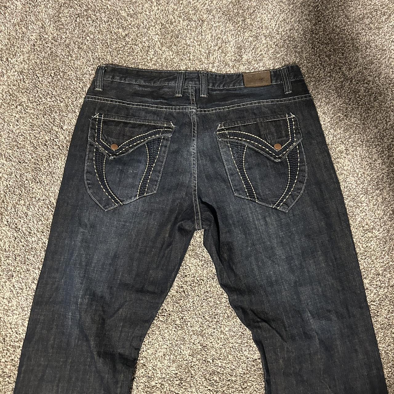 🕍🗣️JEANS WITH TRUE RELIGION LIKE BACK POCKET... - Depop