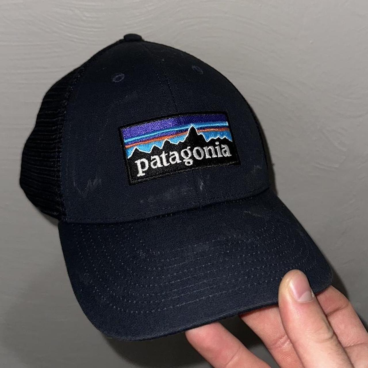 Patagonia Hat 🔵 Hiking Camping Snapback Black - Depop