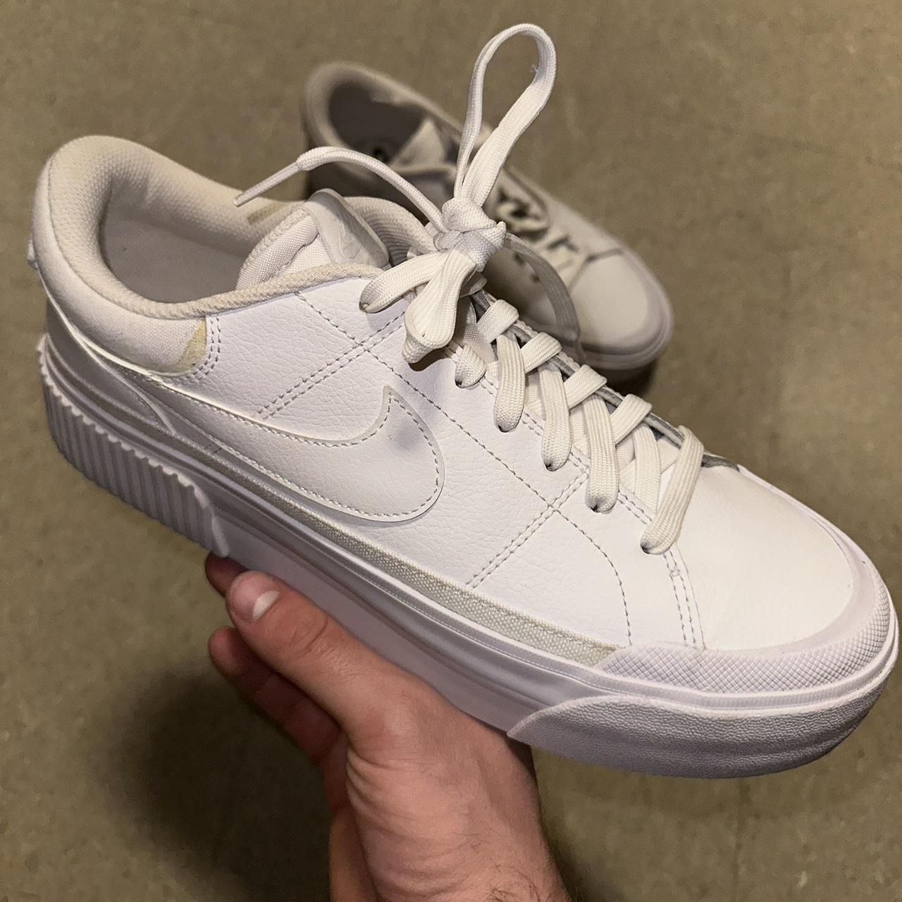 Nike Men s Court Legacy Lift Pure White ONLY WORN Depop