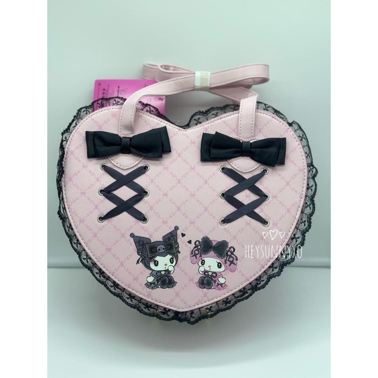 Kuromi Custom Pastel Goth Plushie Side Bag – ROBOGOTH