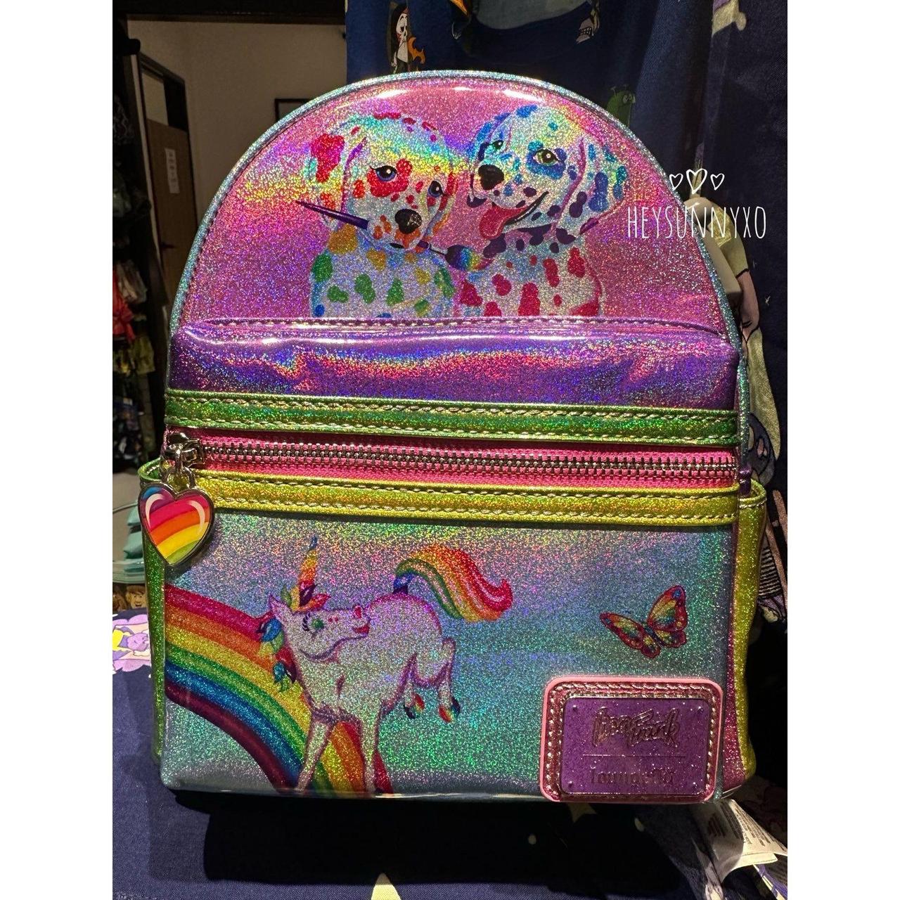 Lisa Frank Loungefly Purple Unicorn Backpack 