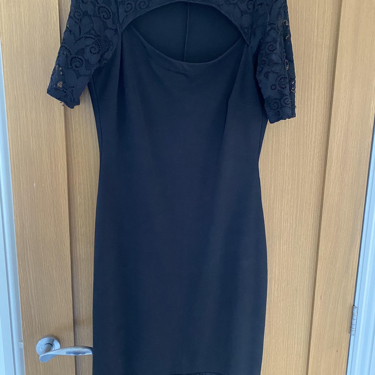 Black bodycon dress - Depop