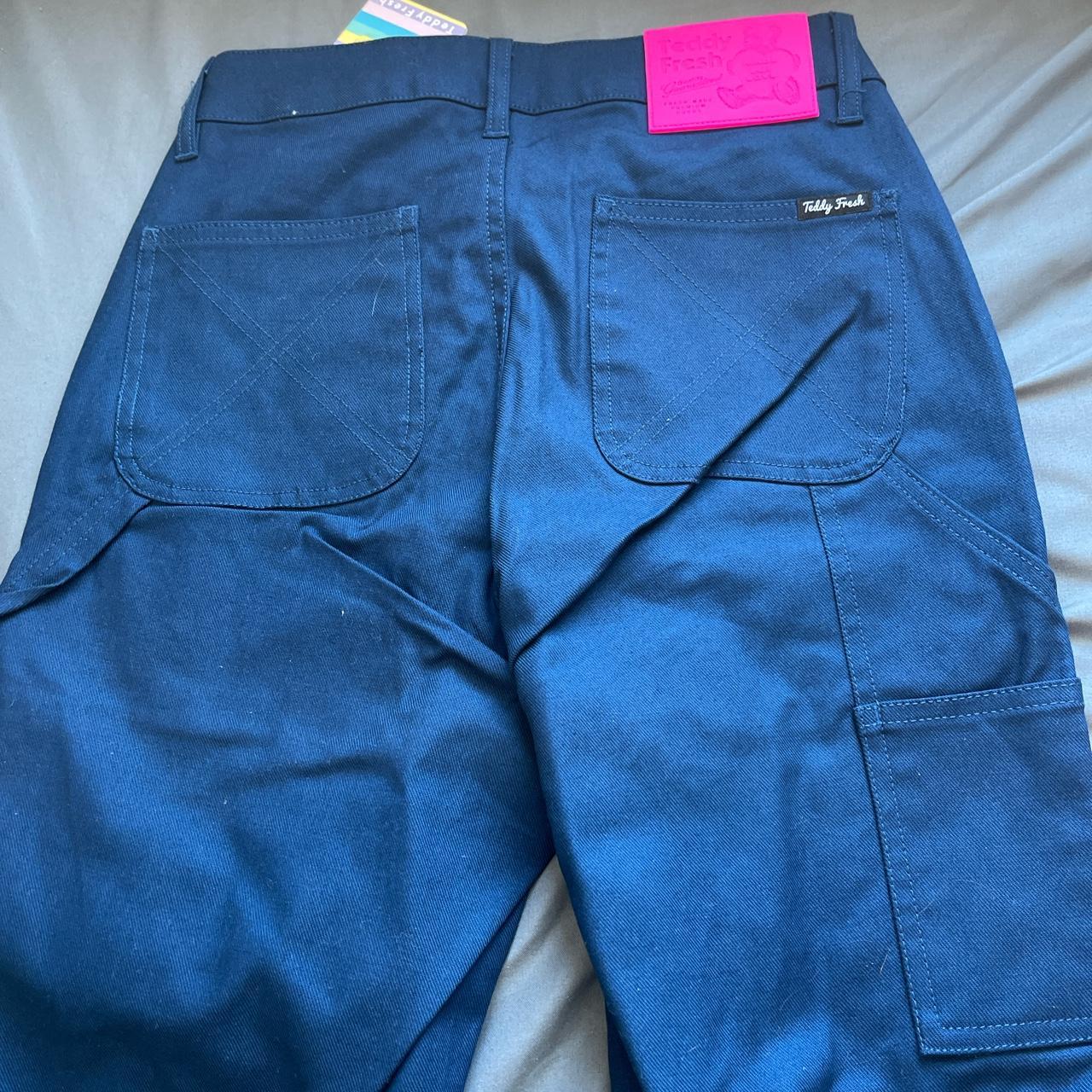 Teddy Fresh Womens Navy Trousers Depop