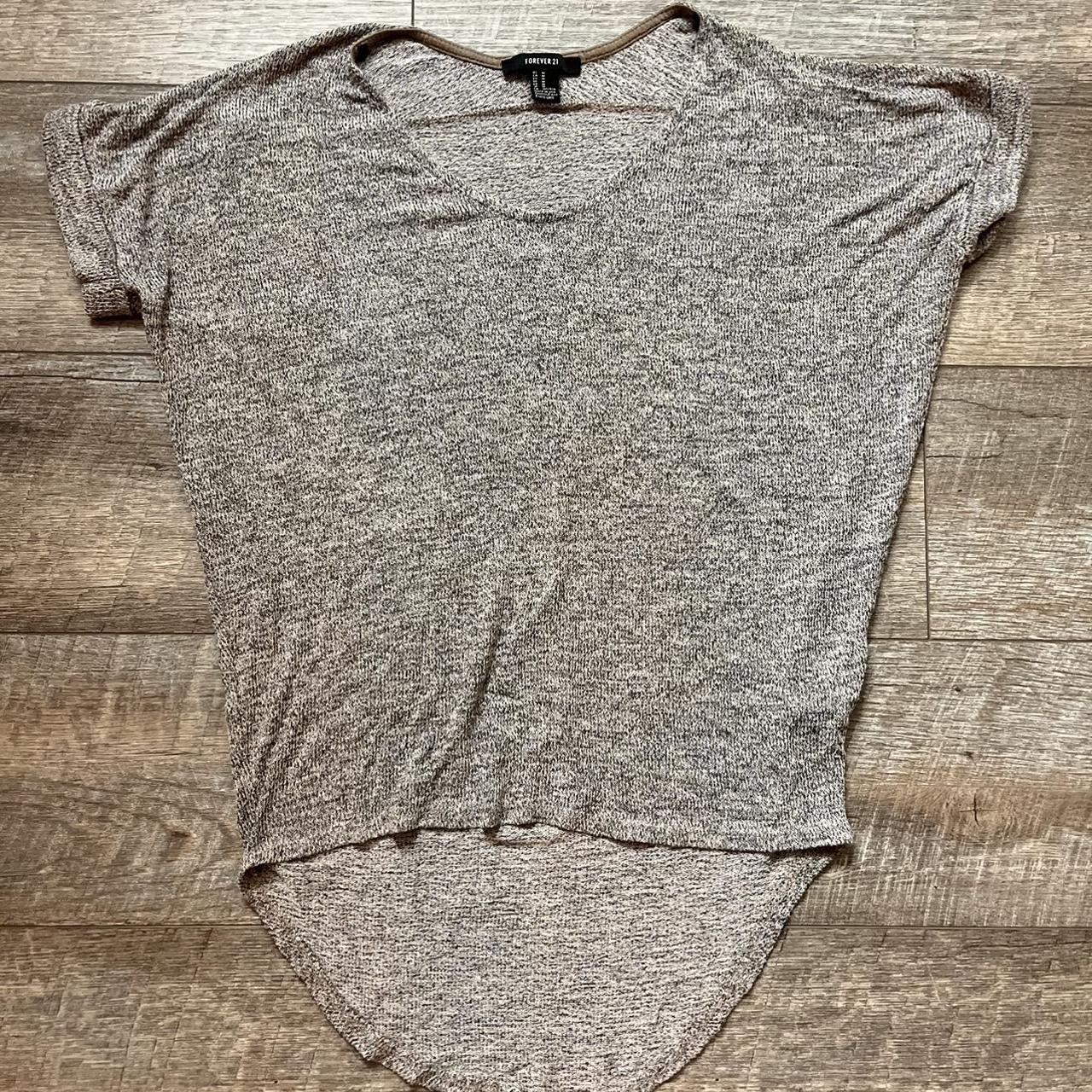 grey blouse forever 21