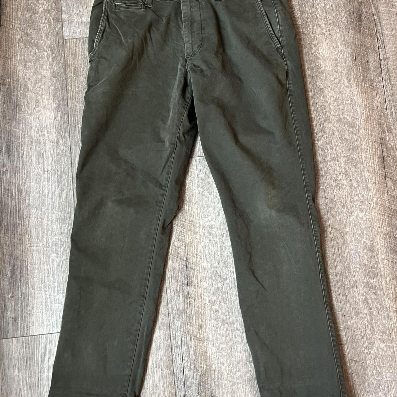 Men's Gap Slim Olive Green Chino Pants - Size 32 x... - Depop