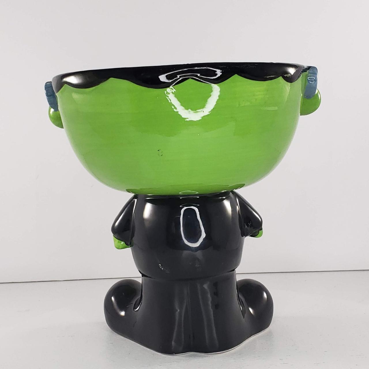 Frankenstein Halloween Candy Bowl Ceramic... Depop