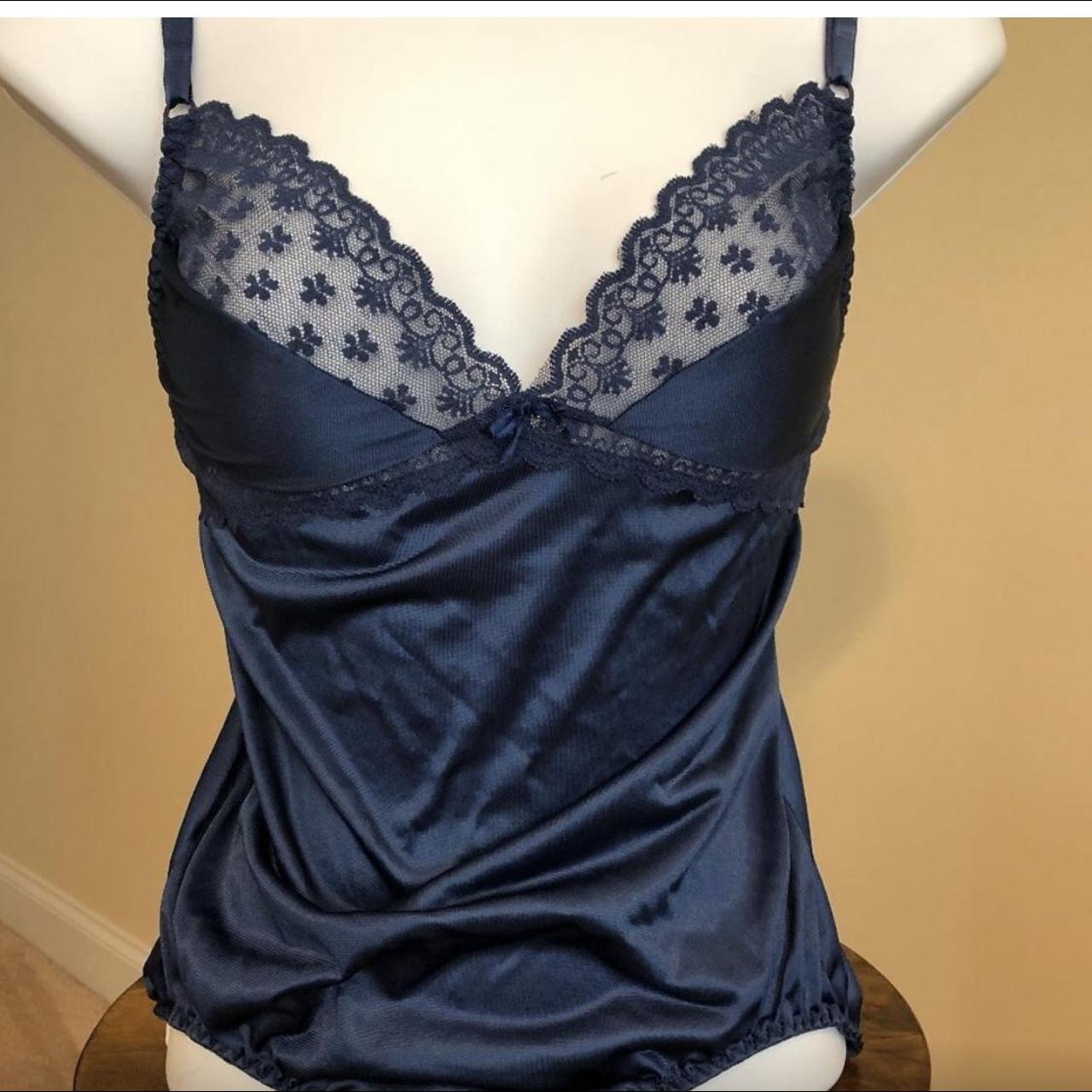 Sears Women's Blue Bodysuit | Depop