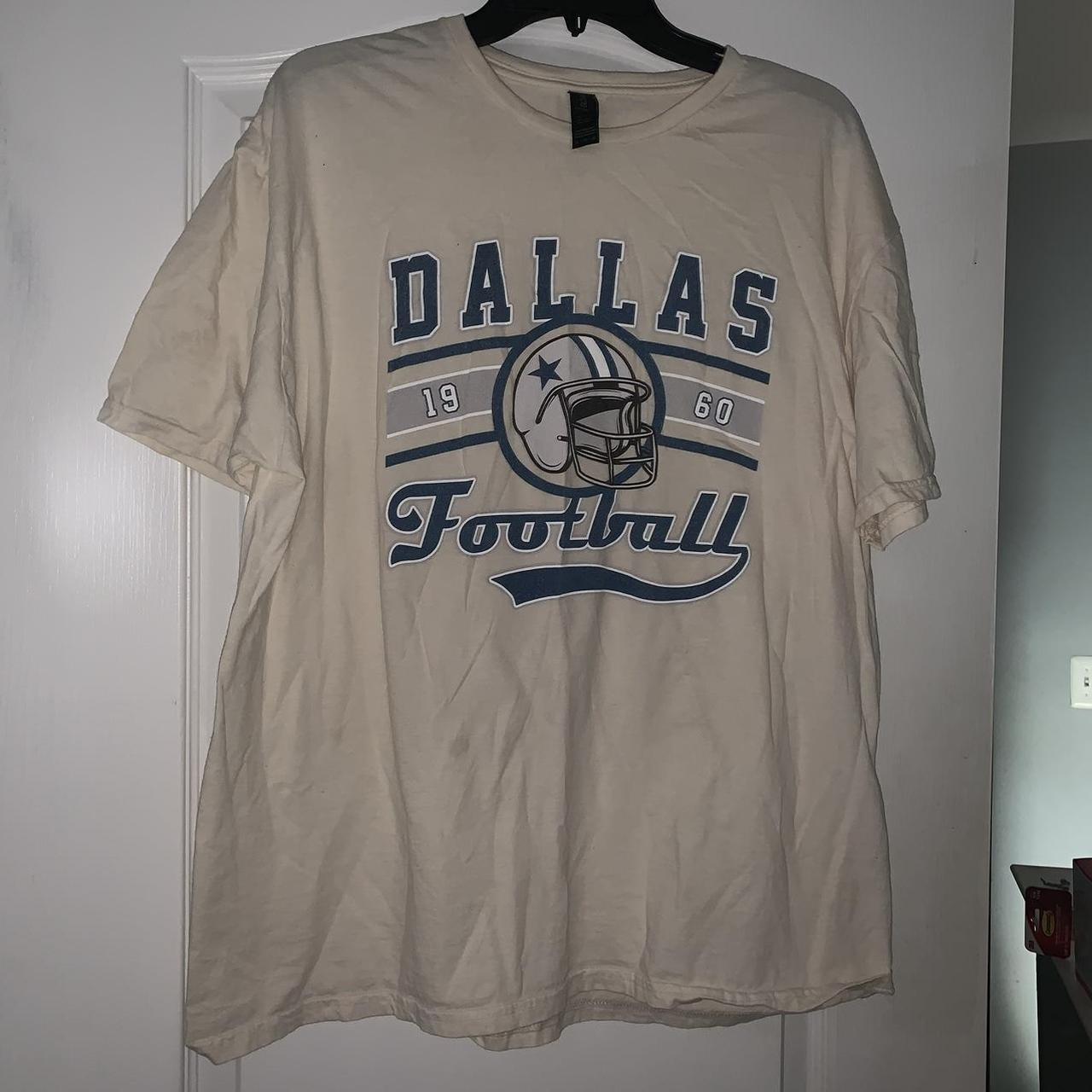 Retro Styled Dallas Cowboys T-Shirt Size: - Depop