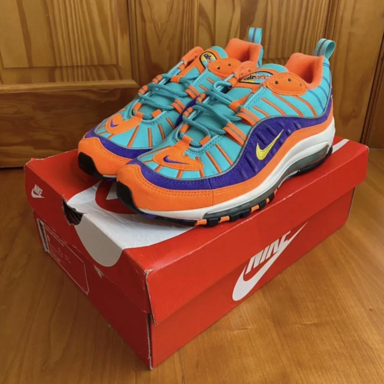 Nike air max 98 best sale mens orange