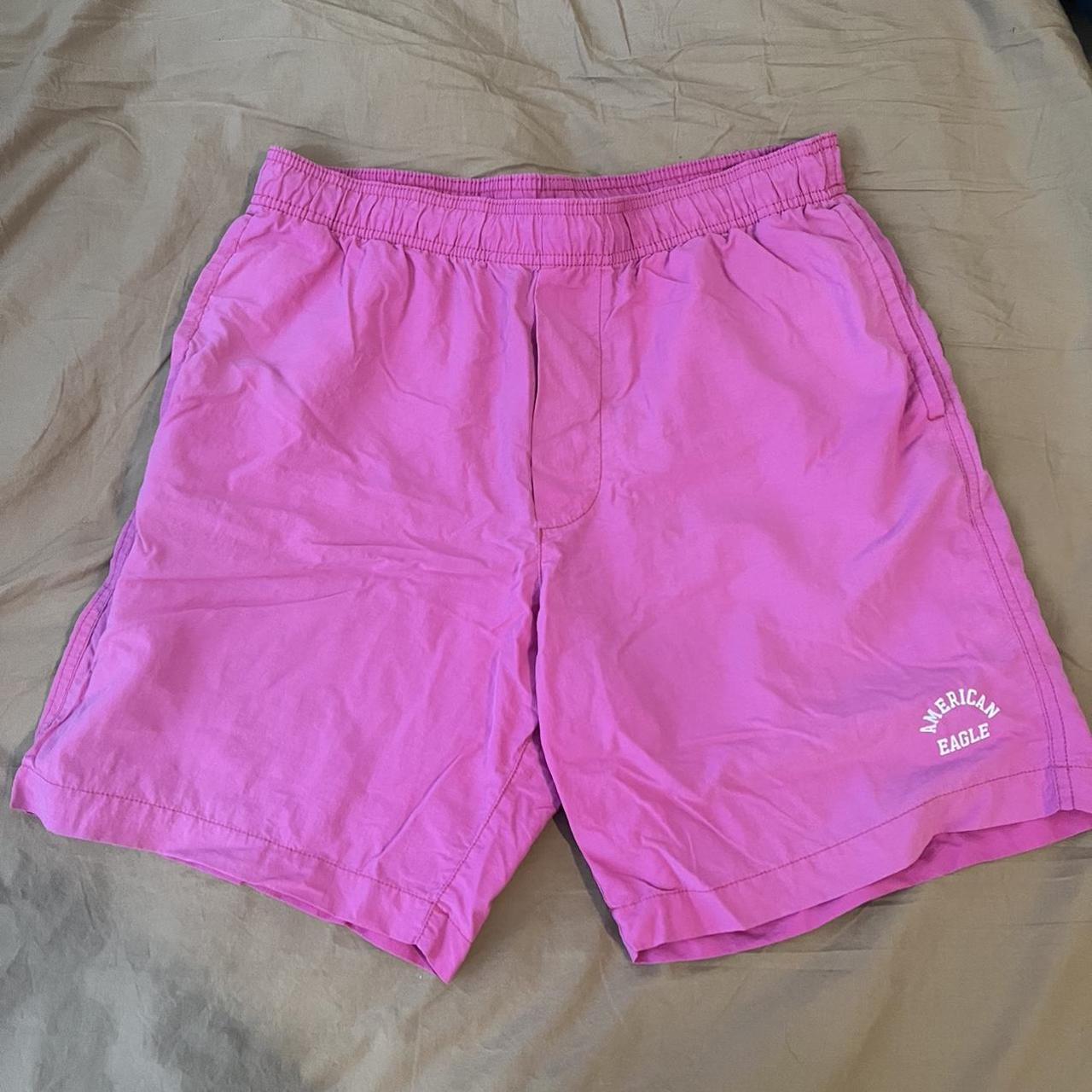 American Eagle Outfitters Men's Pink Shorts | Depop