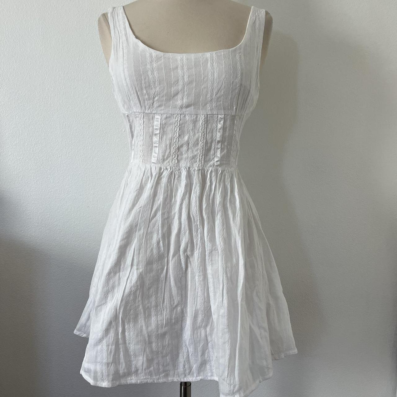 Princess polly lorinda mini dress in white Size... - Depop