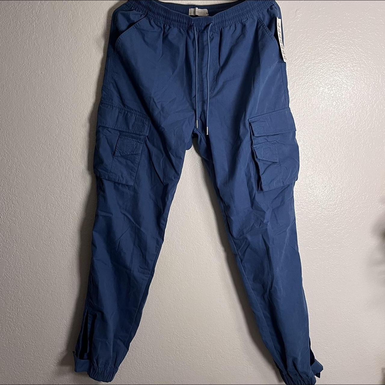 Urban Outfitters Men's Blue Trousers Depop