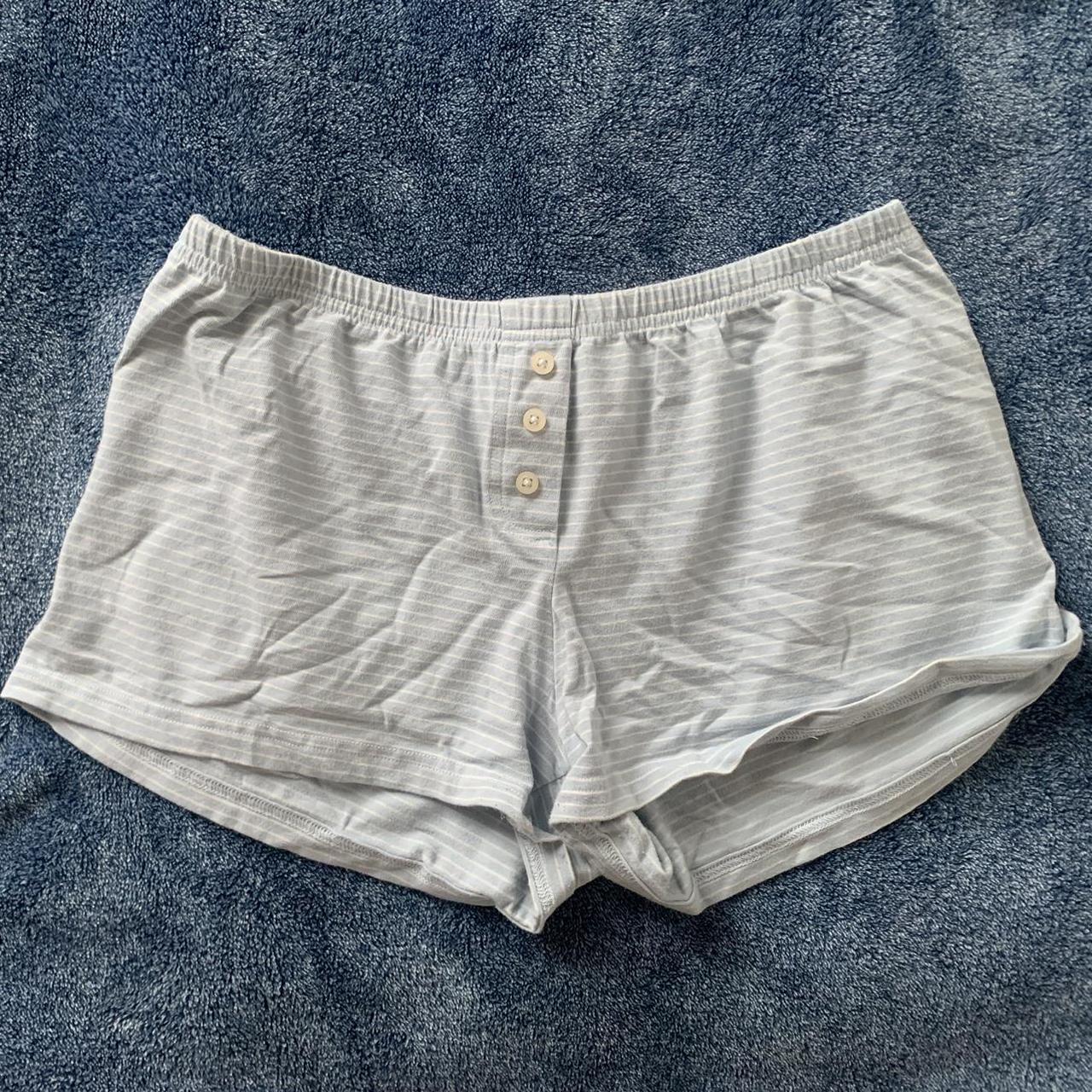 Keira Stripe Shorts from Brandy Melville! Cute and i... - Depop