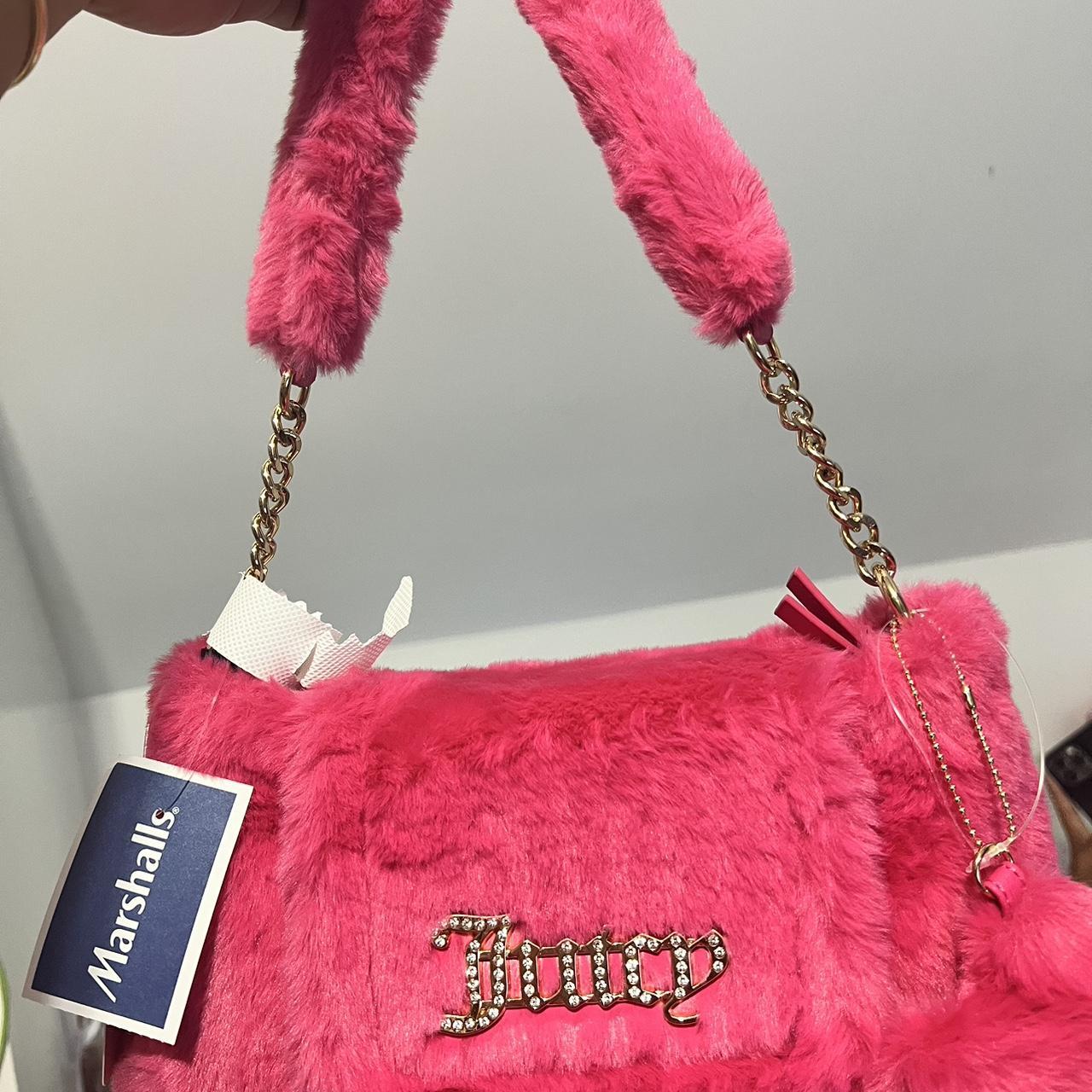 Juicy Couture Viral Fuzzy Shoulder Bag NWT - Depop