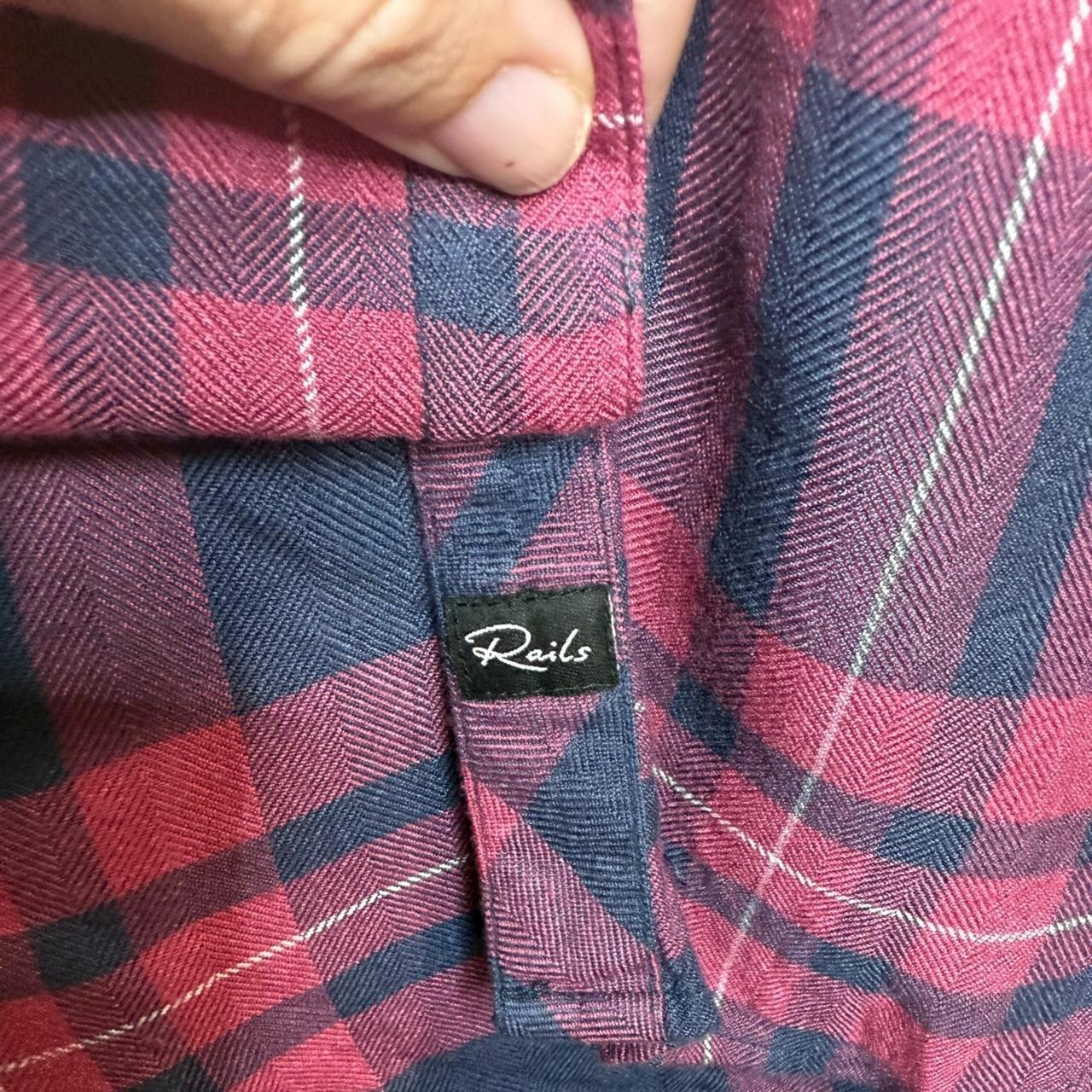 Rails Women's Shirt - Red/Navy - S – Rails Hunter… - image 4