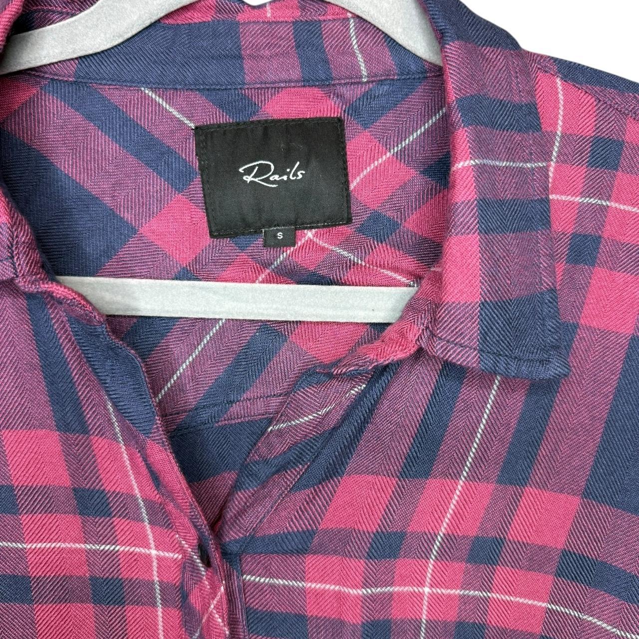 Rails Women's Shirt - Red/Navy - S – Rails Hunter… - image 2