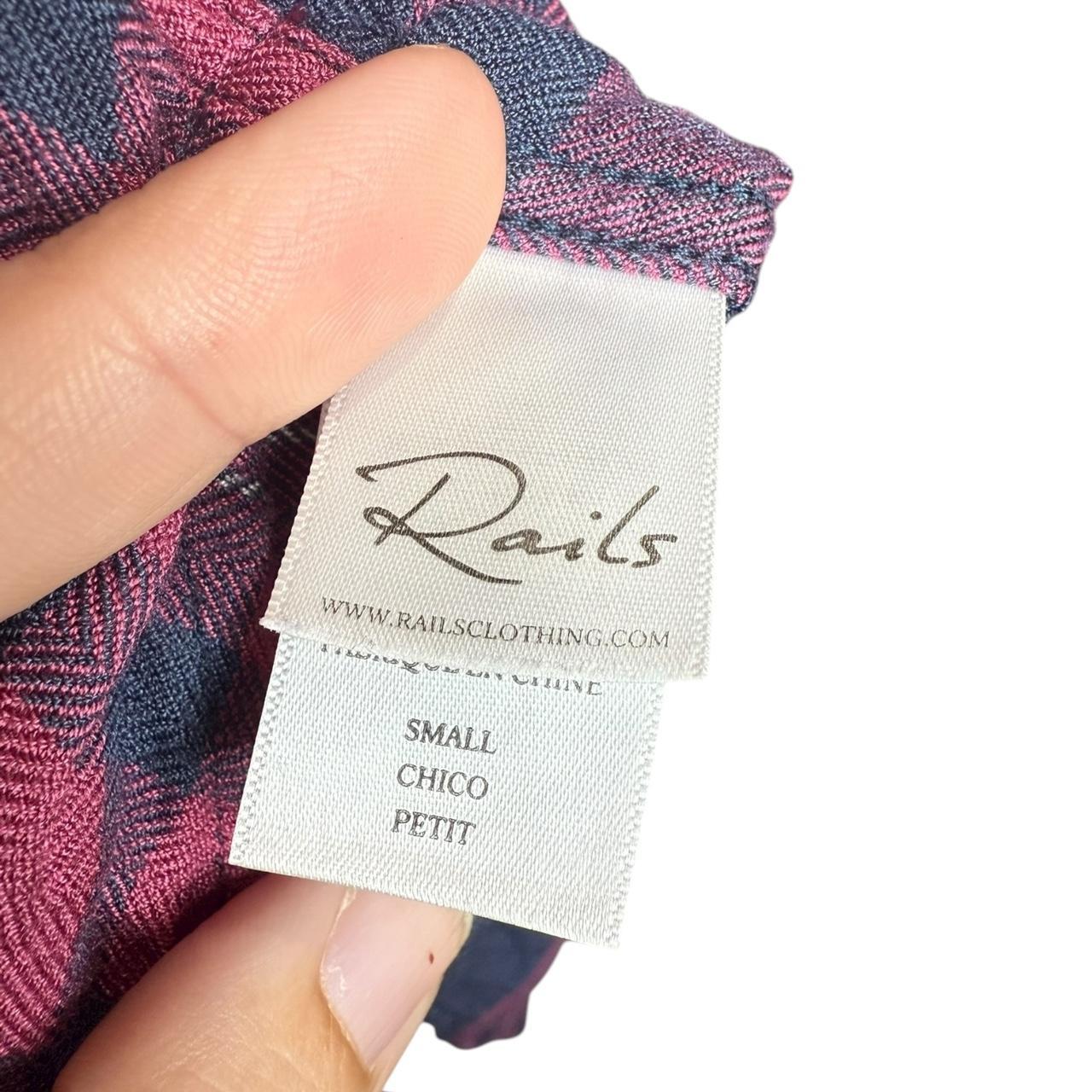 Rails Women's Shirt - Red/Navy - S – Rails Hunter… - image 6