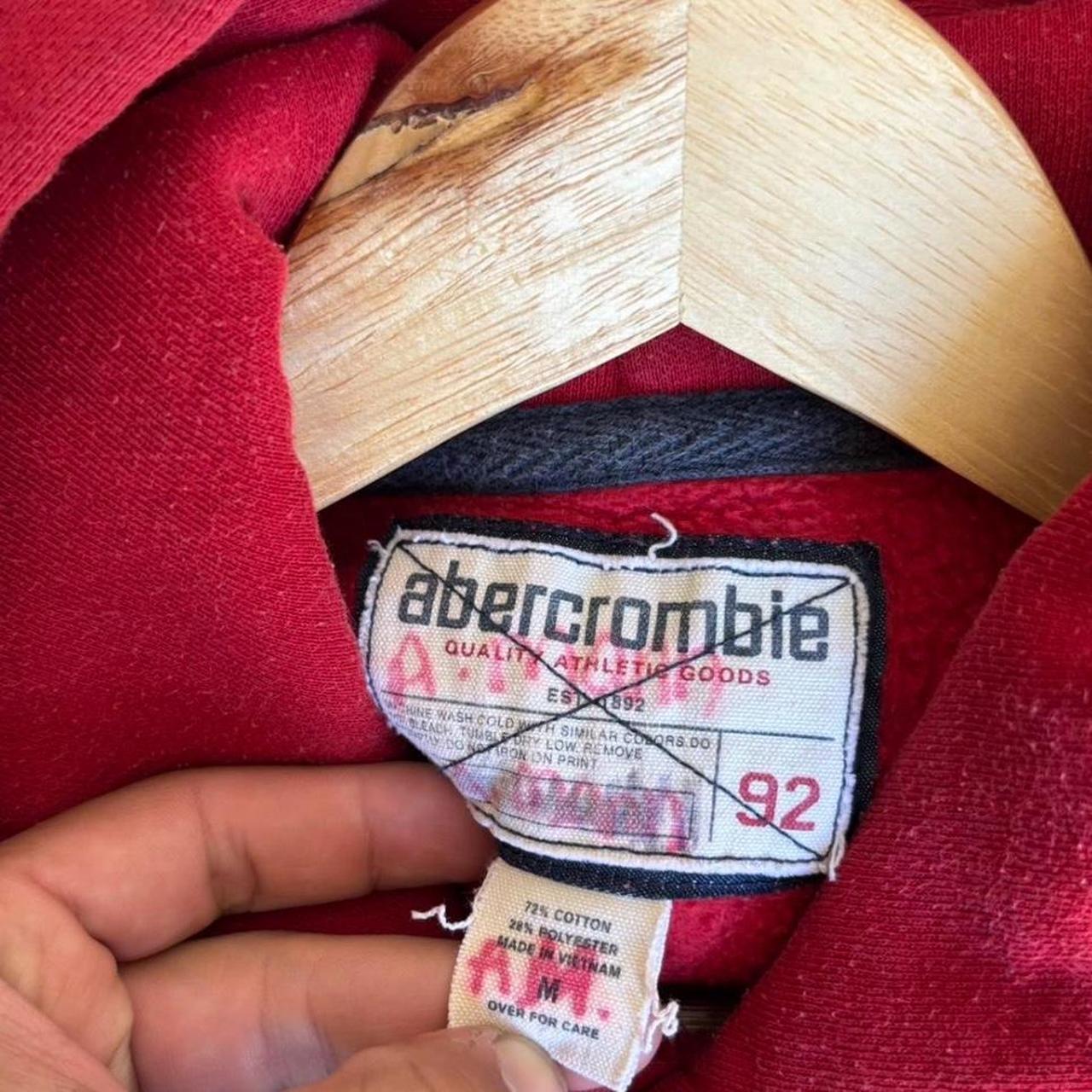 Abercrombie & Fitch Women's Hoodie - Red - M – Vi… - image 4