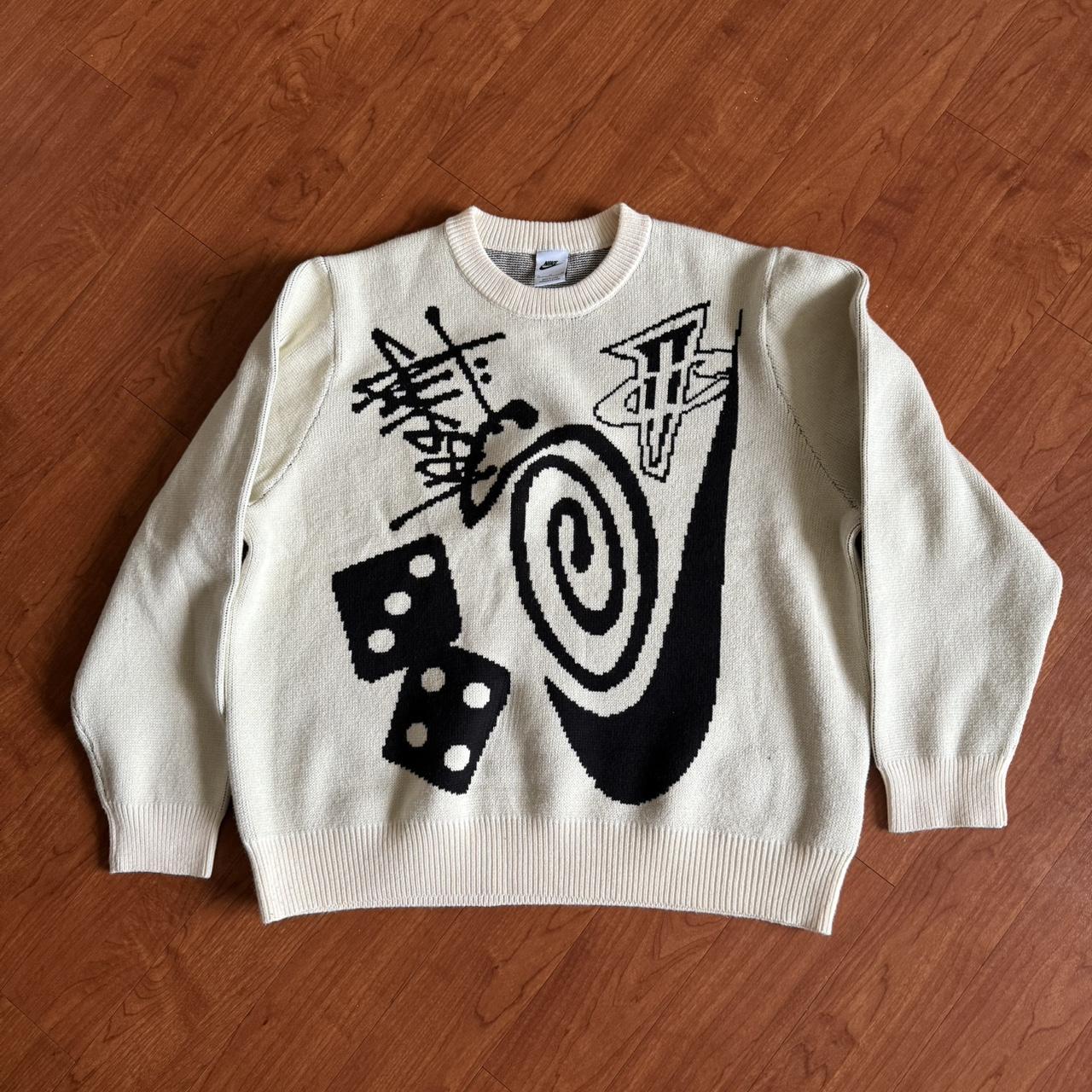 トップス 00s OLD STUSSY gimmick knit sweater Stussy knit - Depop