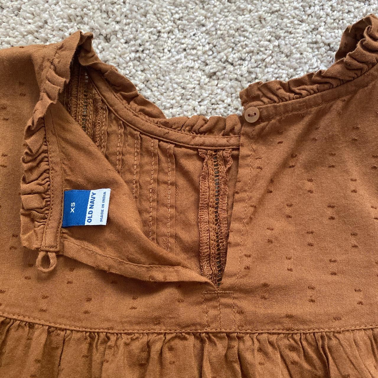Old navy Xs brown dress Depop
