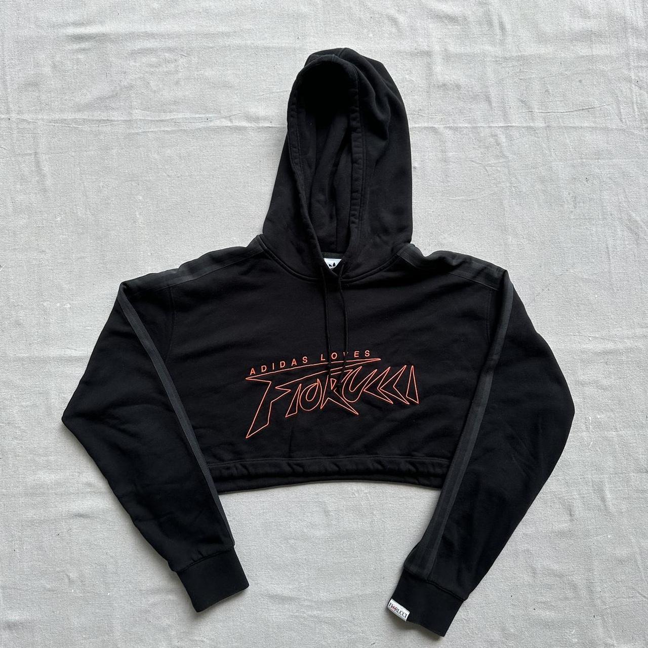 adidas x fiorucci crop sweatshirt with