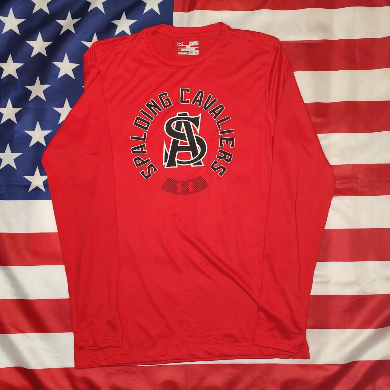 Under Armour Men's Red Tshirt Depop