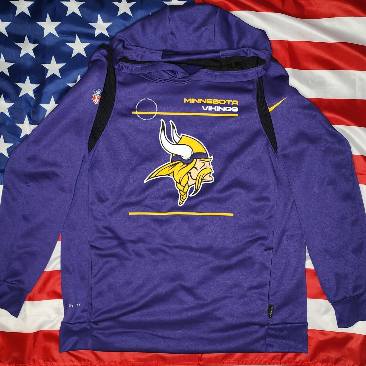 Minnesota Vikings Nike NFL Hooded Top Since the - Depop