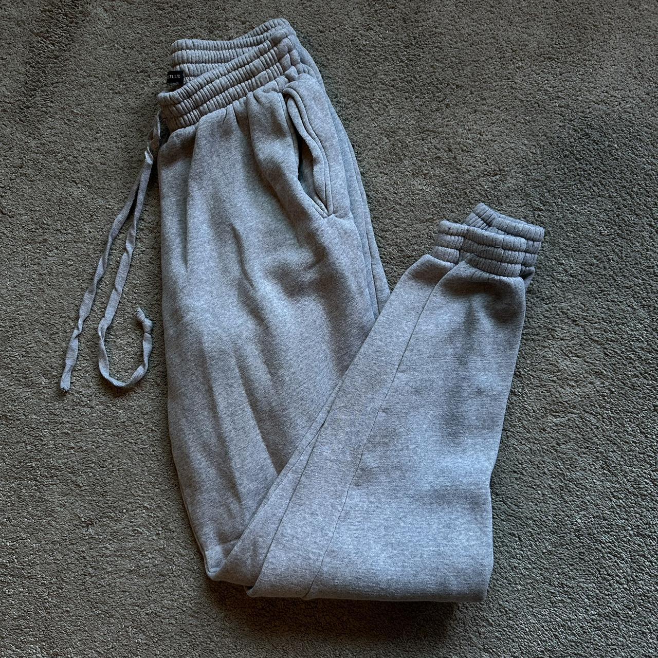 brandy melville grey sweatpants one size but fits Depop