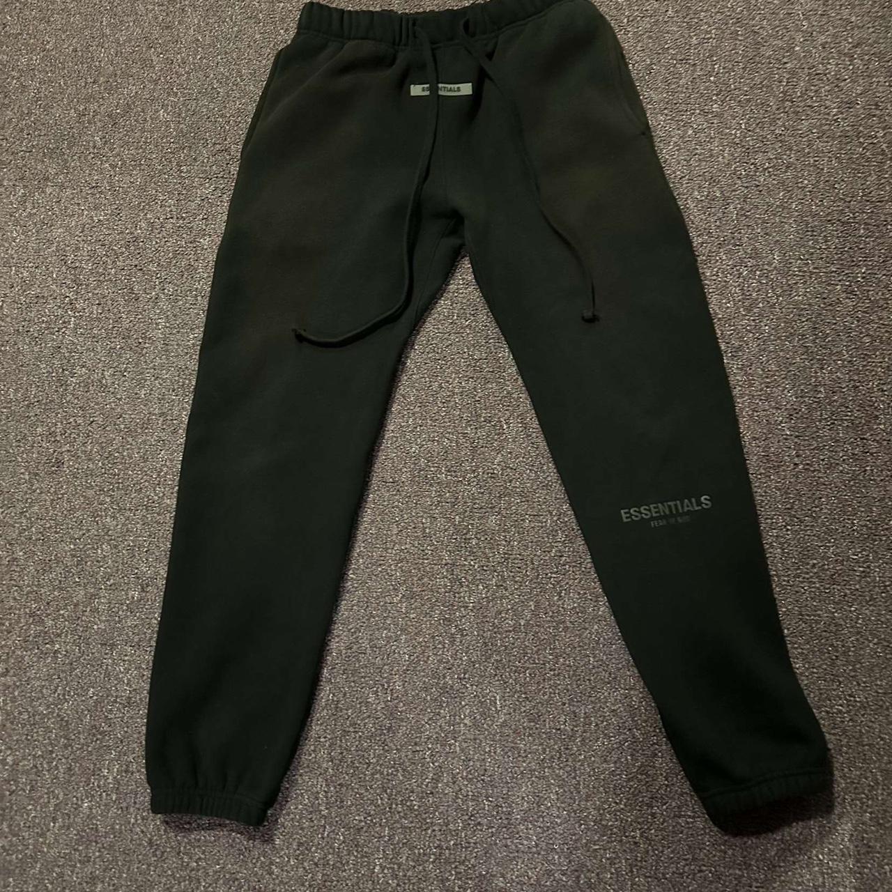 Essentials sweats pants cuffed Size S worn 3x $70 - Depop