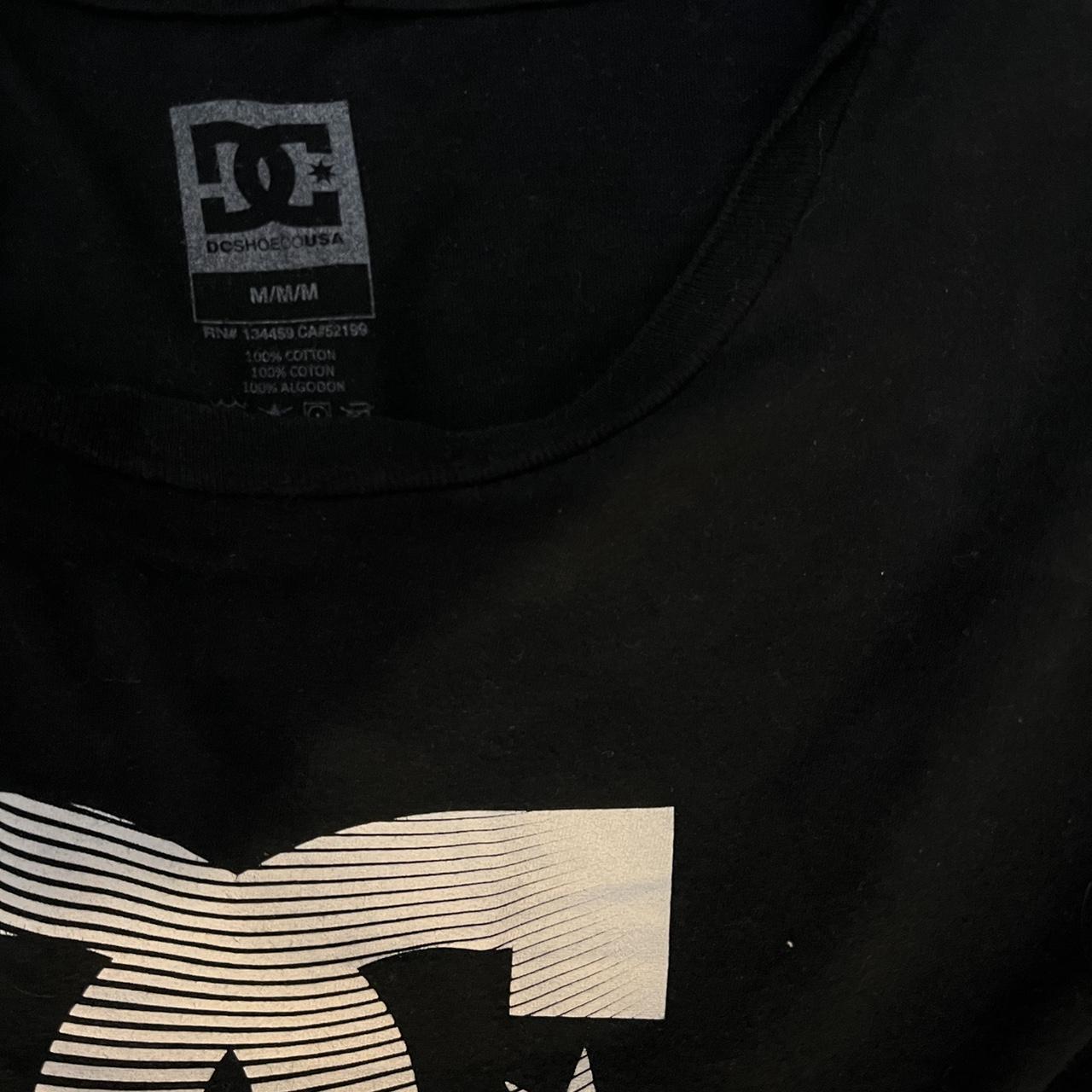 DC Shoes Men's Black and White Shirt | Depop