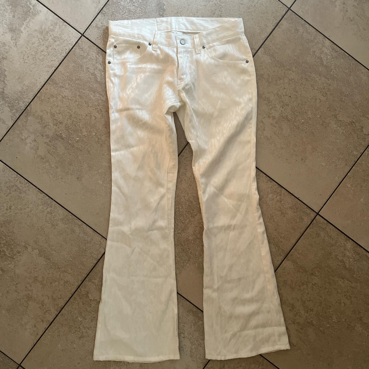 small flared tornado mart pants/jeans size 1 the... - Depop