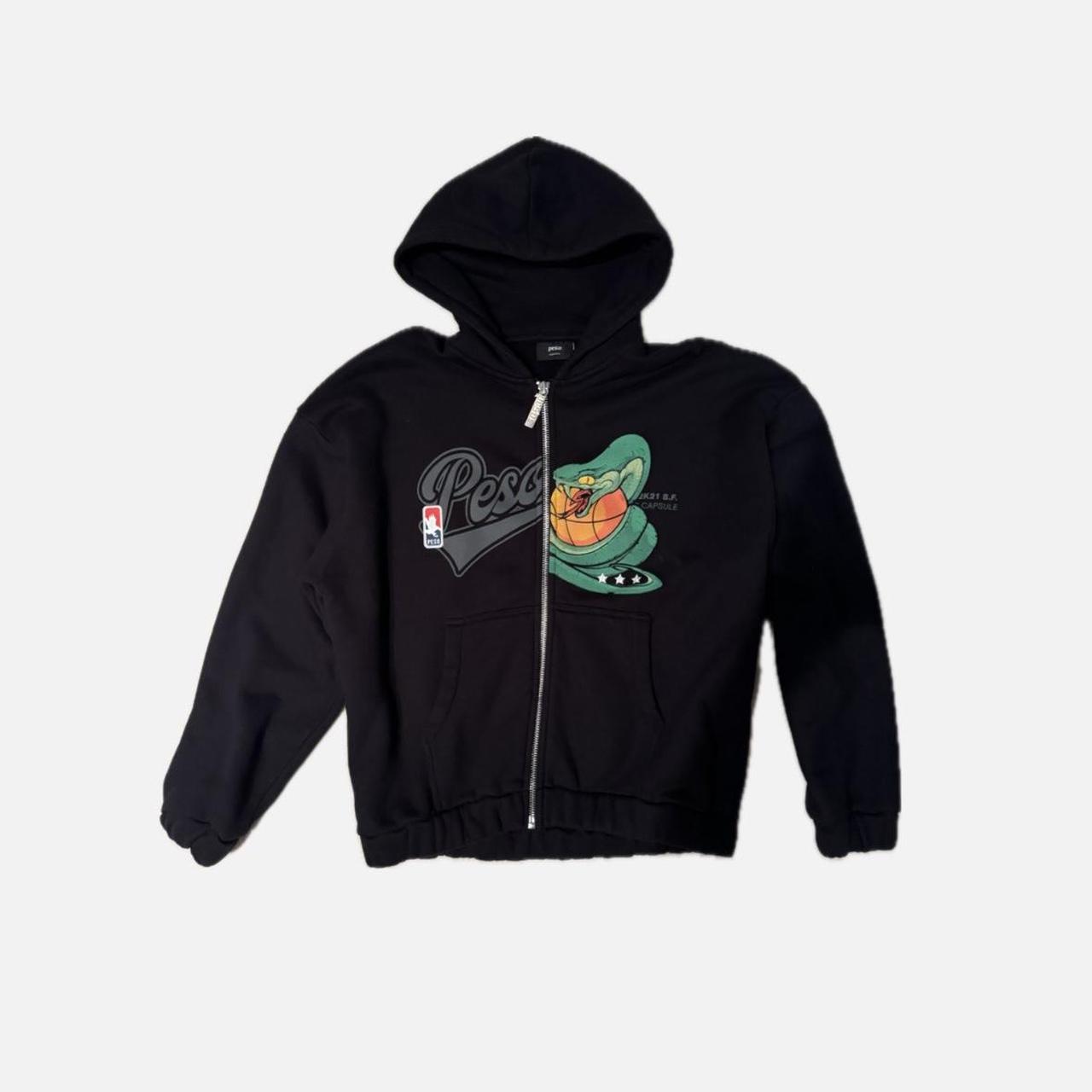 A.P.C|HOOD/ZIP-UP (SNAKE SWEAT HOODIE (COHBY M27974 IAK Peso Black Friday Snake Zip Hoodie DM before | Depop