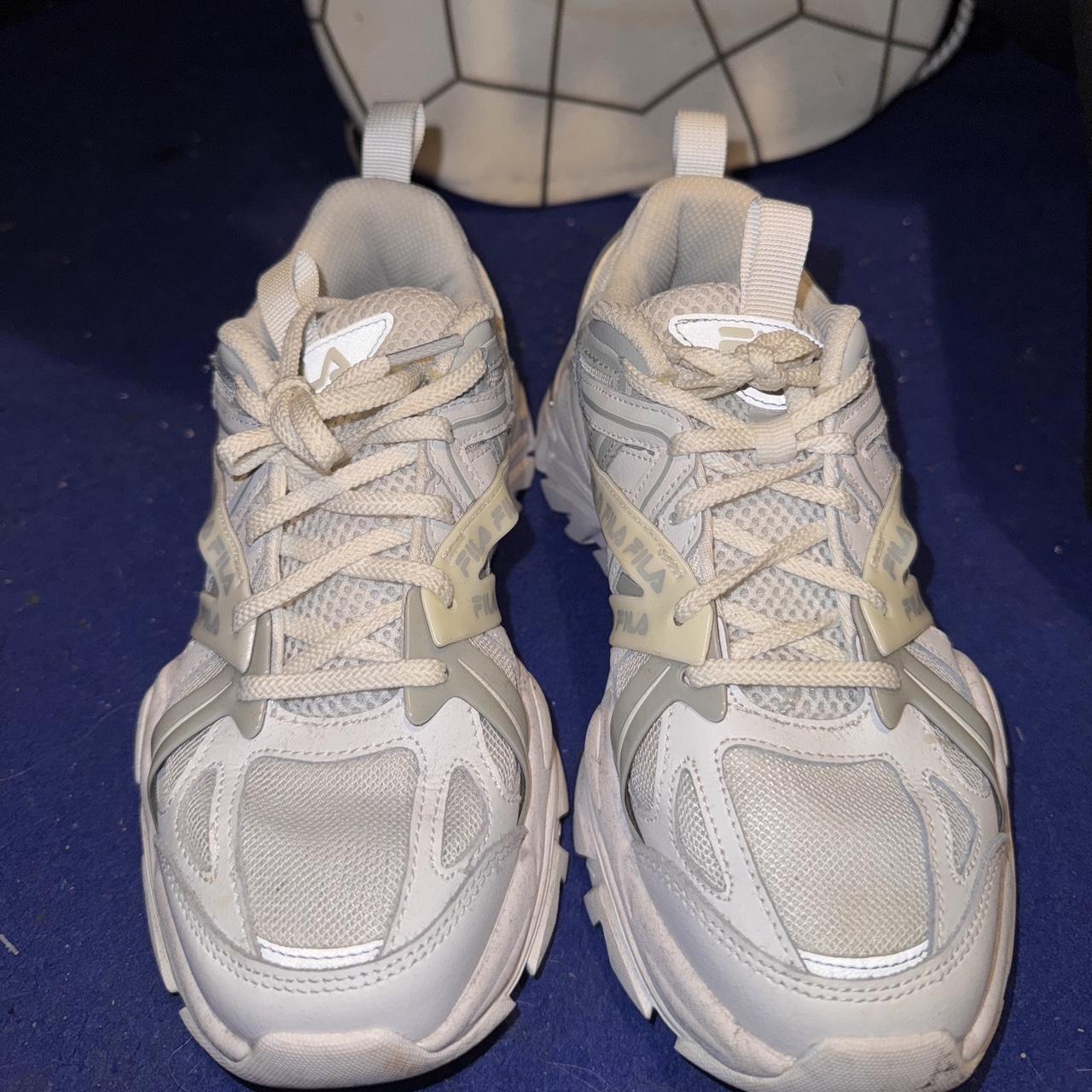 womens grey fila trainers