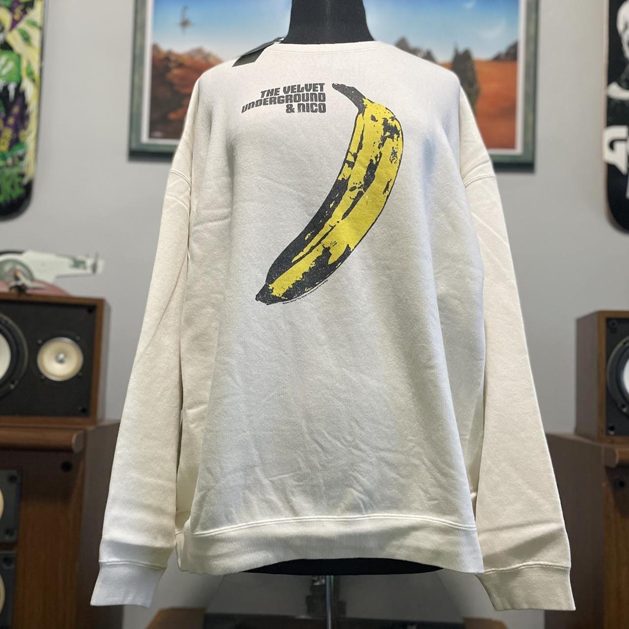 R13 Velvet Underground Oversized Crewneck Graphic Depop