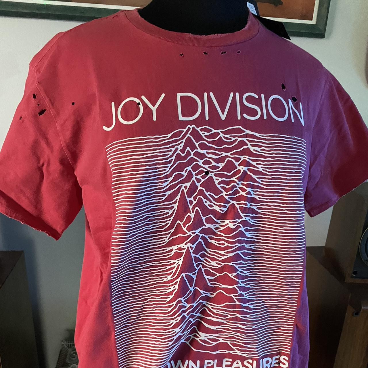 R13 Joy Division Unknown Pleasures Distressed Torn