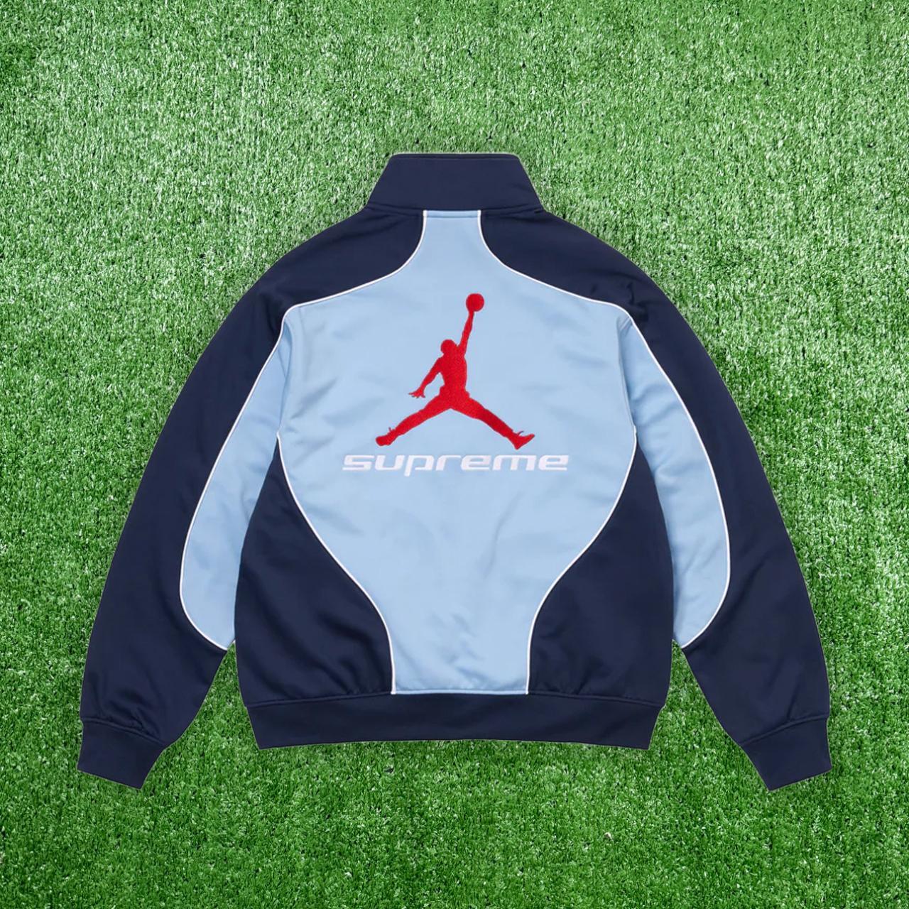 SupremexJordan Tricot Track Jacket Blue Supremex Jordan Tricot