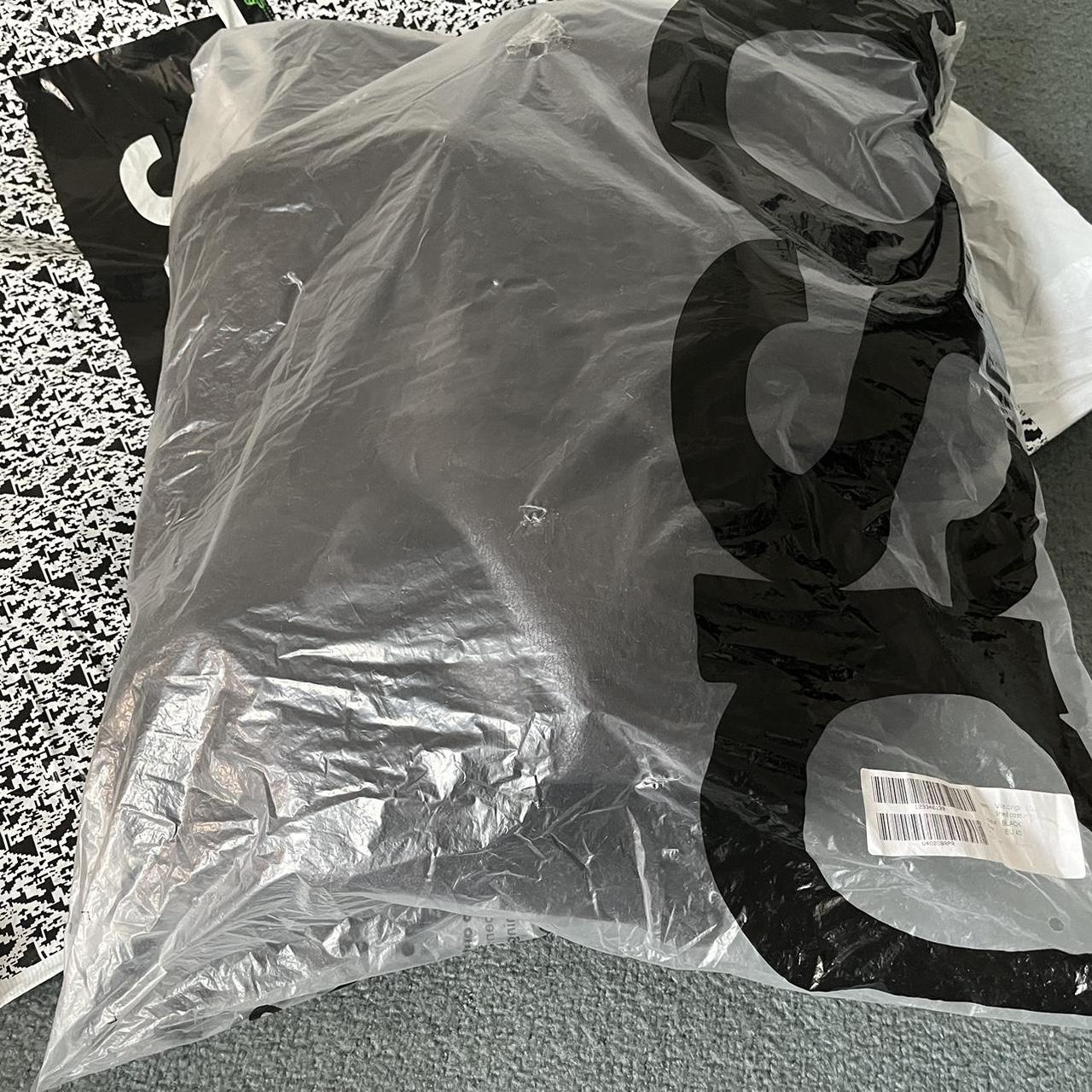 Vila longline faux shearling lined coat in black.... Depop