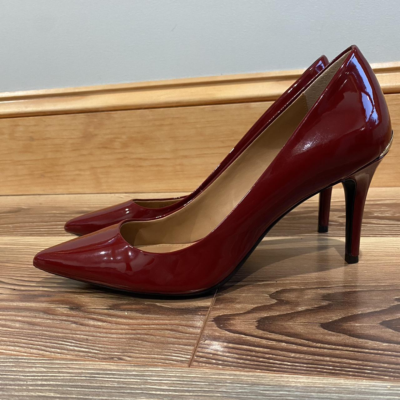 calvin klein red heels