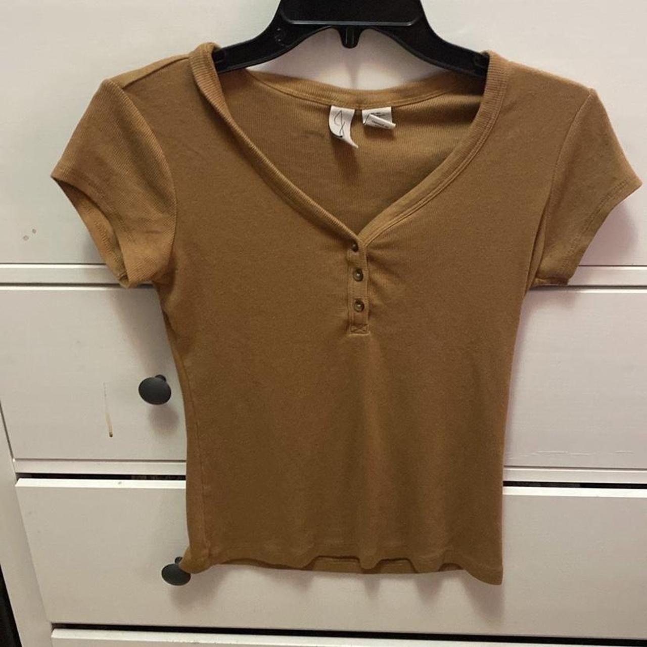 Joie Women's Brown and Tan Shirt