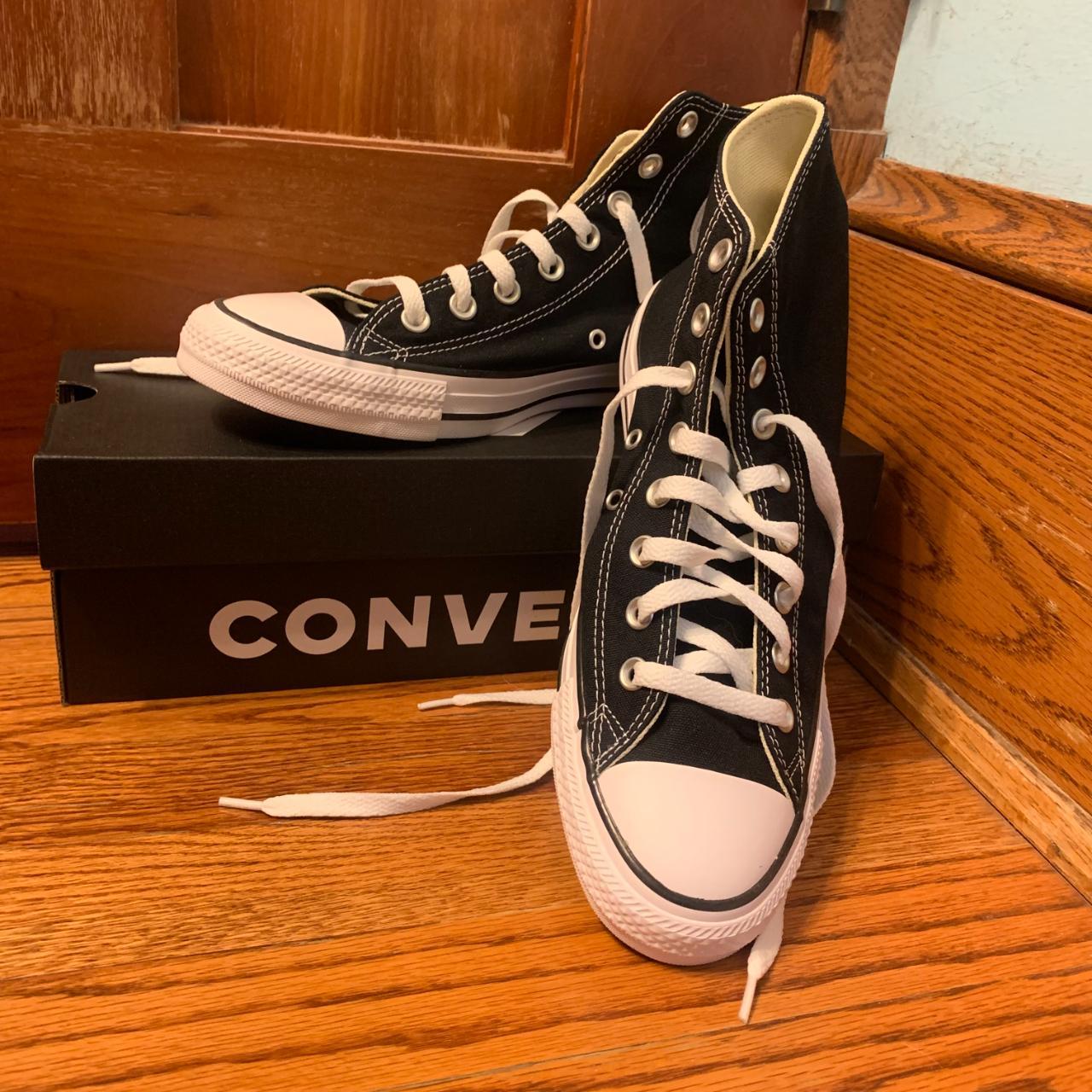 Black converse 8 best sale